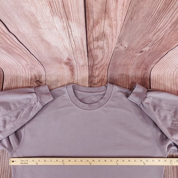 *READ* Lululemon Womens Size 10 Perfectly Oversized Crew Sweatshirt Lavender - Picture 7 of 8